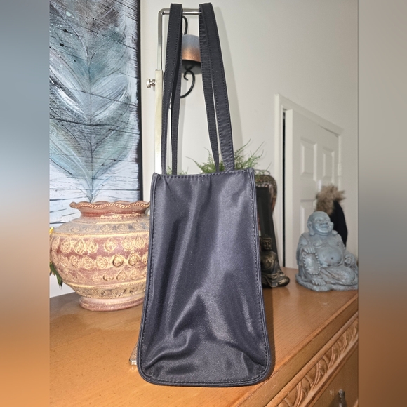 Kate Spade Sam Bag. Black Nylon with polka dots interior. EUC - Picture 4 of 13